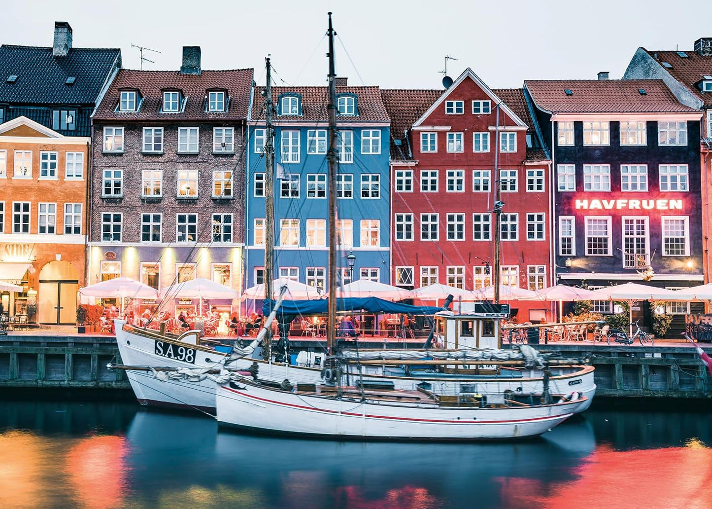 Ravensburger Puzzle Scandinavian Places 12000111 - Köpenhamn, Danmark - 1000 bitars pussel för vuxna och barn över 14 år Naty Shop Scenic Puzzle