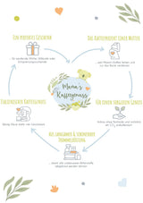 Mama's Coffee Pleasure®binky - Cremoso koffeinfria espressobönor - naturligt CO² koffeinfritt - lätt trumma rostat i Italien - perfekt under och efter graviditeten