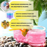 Kicofood, ätbart glitter, 5 gram, olika färger Glitter Naty Shop