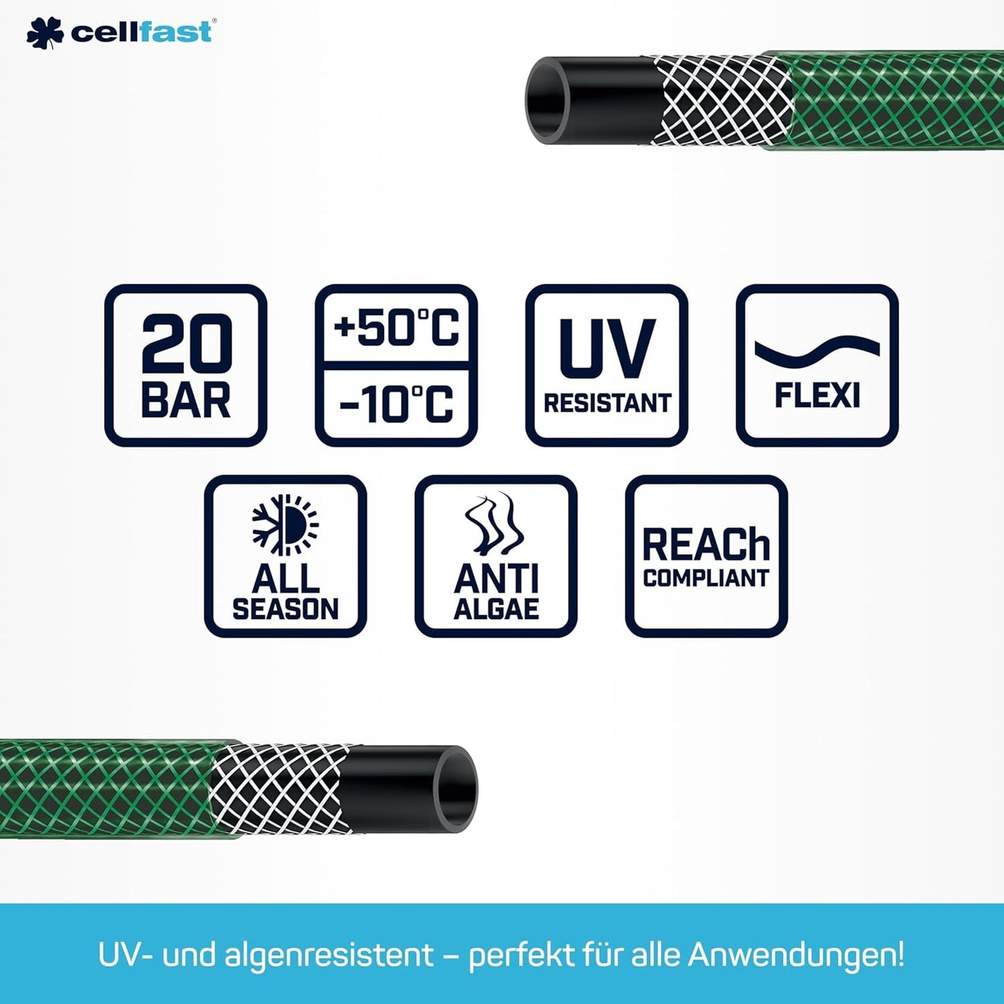 Trädgårdsslang Cellfast ECONOMIC 20m, 5/8", 10-010