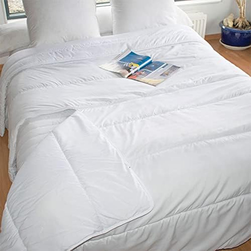 KSGB402460 Quiltad säng för 2 personer, lätttvättbar, vit, 220X240 cm Täcken och täcken Naty Shop