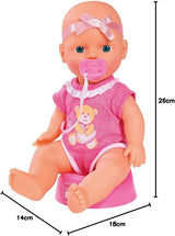 Simba 105030069 - Nyfödd docka, dricks- och vattningsdocka i vinyl med födelsebevis och tillbehör, 4 delar, 30 cm, babydocka, 3+