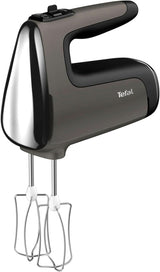 Tefal HT650E Power Mix Silence Handmixer | 600 Watt | Variabel hastighetsregulator | Turbo-Und Auswurf-Funktion | Extreme Leisure Engine | Inkl. 2 Rührbesen Und 2 Knethaken | Wheat Kitchen Naty Shop Singel