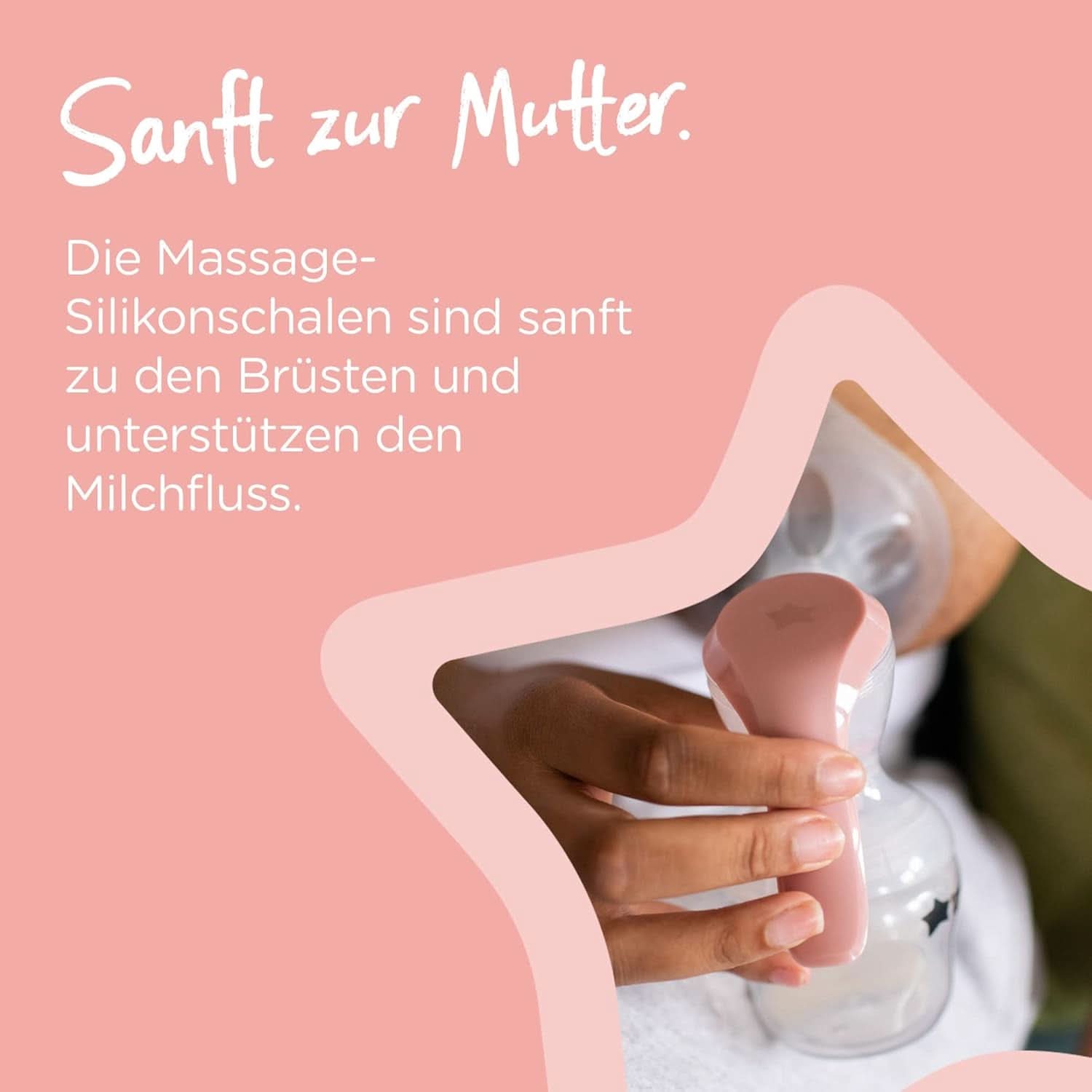 Tommee Tippee Made for Me Manuelle Einzel-Milchpumpe, Starke Saugkraft, Ergonomischer Griff, Tragbare Und Leise Milchpumpe, Samt Babyflasche Accessories Mat och amning Bebe Naty Shop