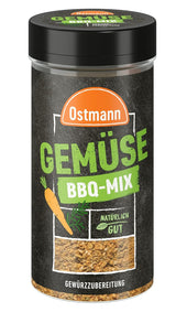 Ostmann Gewürze - Gemüse BBQ Mix | Gewürzzubereitung für Gemüse | Mediterrane Kräuternote für Grillgemüse, Tofu und Co. | 120 g i en sil