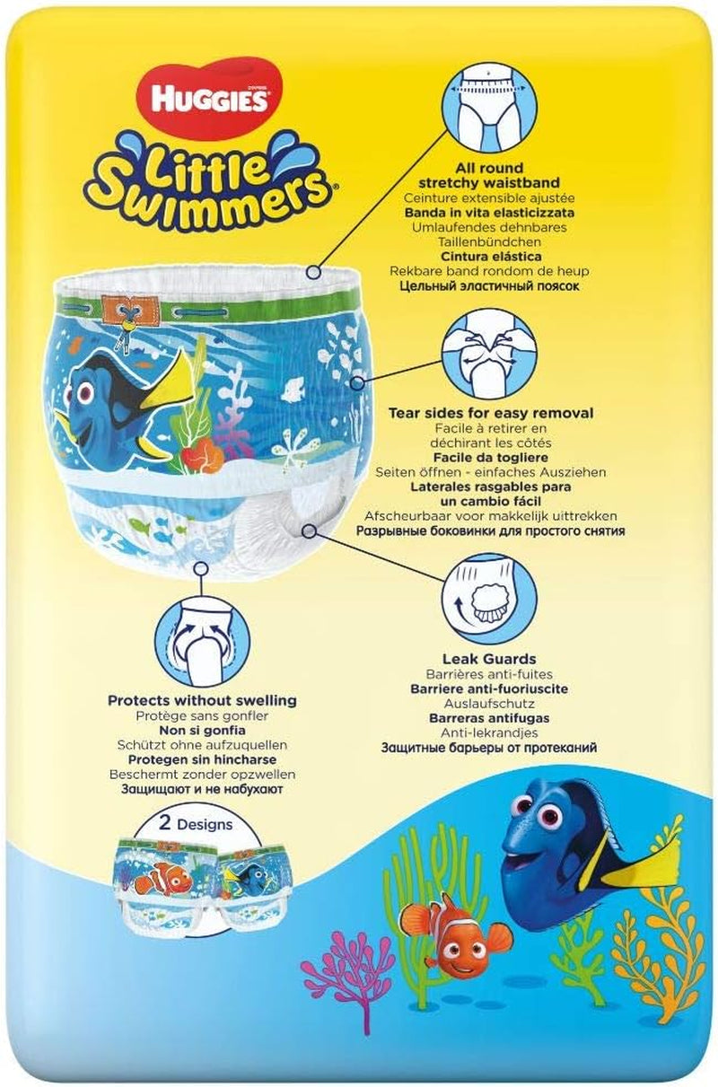 Huggies Little Swimmers simblöjor, storlek 3-4, 12-pack, 7-15 kg