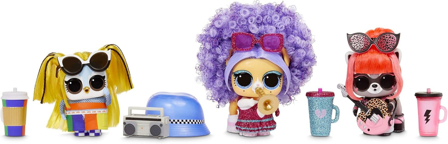 LOL Överraskning! 567080E7C Remix Pets - Samlarföremål - 9 överraskningar med naturligt hår, accessoarer och överraskningstexter