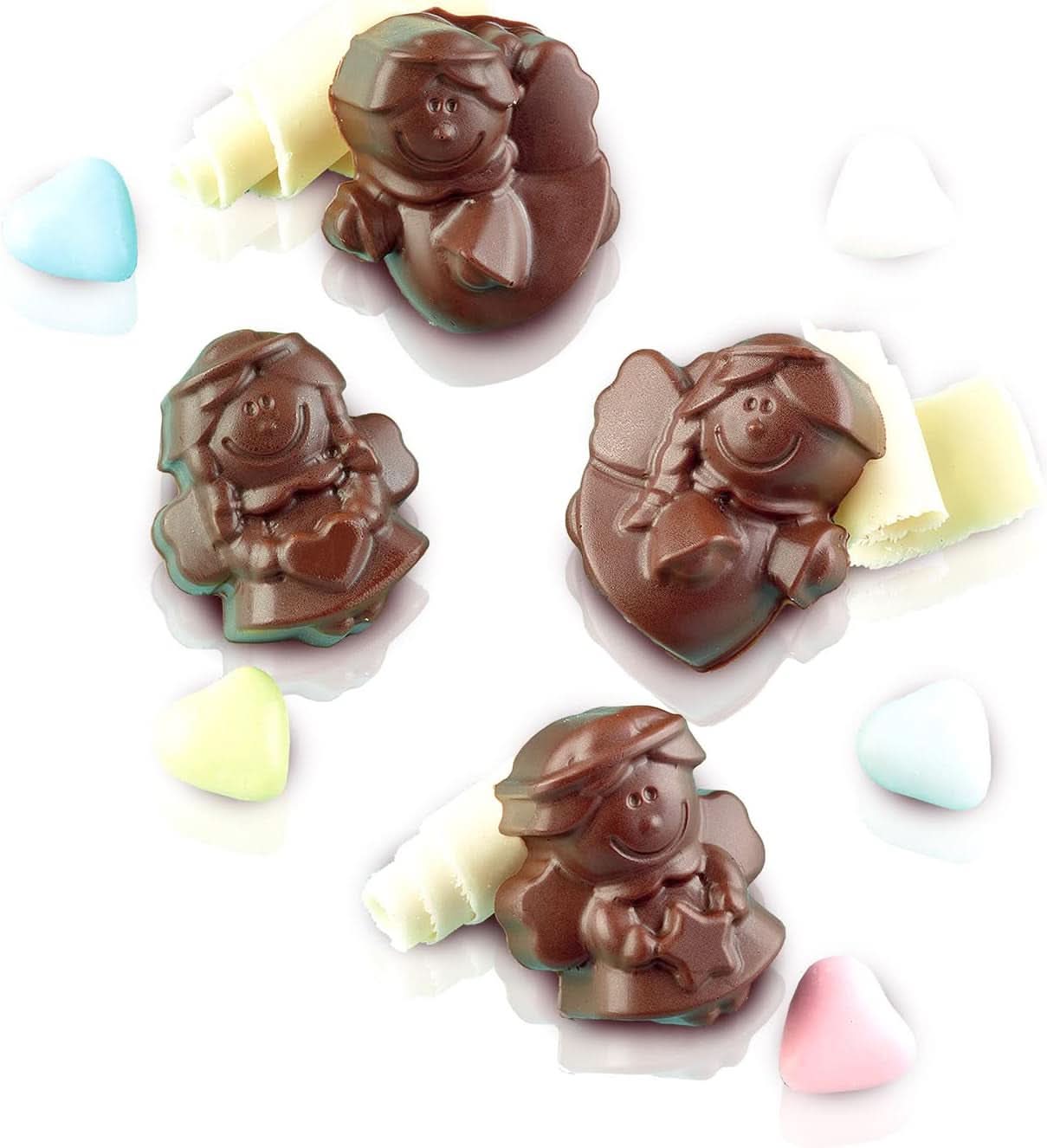 Silikomart 191827, Chokladpraliner, Änglar, Andra köksmodeller Naty Shop