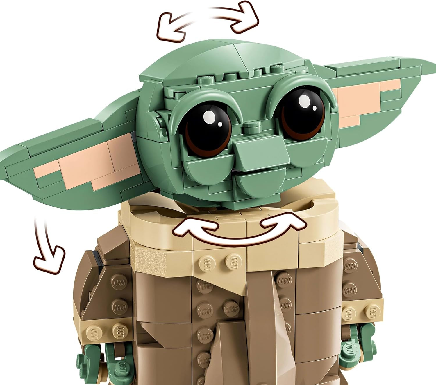 LEGO Star Wars 75403 Grogu i sin Mandalorian Repulsor-vagga - Samlarbar minifigur - Modell att bygga, leka och visa - Hemdekorationer - Present till pojkar och flickor i åldern 10+ Byggset Besuche den LEGO-Store