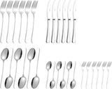 Bestickset Sylvia Tillverkad av rostfritt stål 18/0 Polerad 30 stycken Kitchen Naty Shop