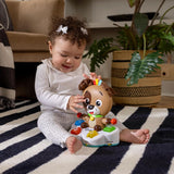 Baby Einstein, Drum & Learn Dean Musical Learning Toy - Multisensorisk babyleksak, 2 spellägen, färger, former och instrument, 50+ ljud, från 6 månader Babyleksaker Naty Shop