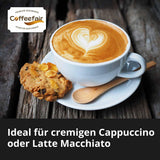 Coffeefair Cafe Creme Kaffeebohnen i Barista Qualität - 1 kg för Kaffeevollautomaten, Mischbohne för Kaffee eller Espresso verwendbar, schonende Trommelröstung