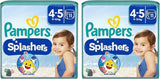 Pampers Splashers Baby Shark Limited Edition engångsbadblöjor 4-5, 11, 9 kg-15 kg, för säkert skydd i vattnet