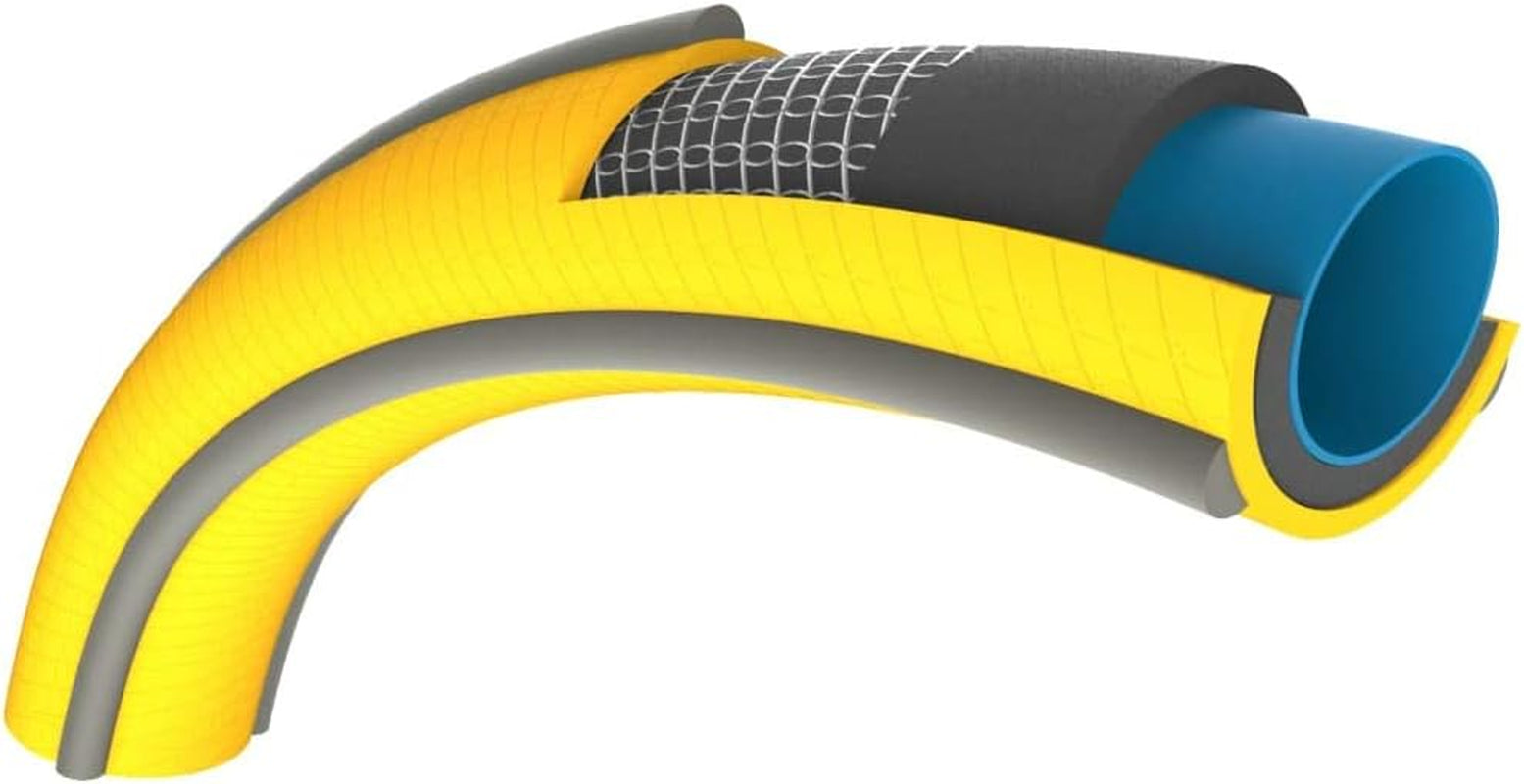 HOZELOCK - Tricoflex Ultraflex slang Ø 12,5 mm (1/2") 10 M: Väderbeständig, vridfri och vridfri flexibel trädgårdsslang gjord av 40 % återvunnen PVC [117000]
