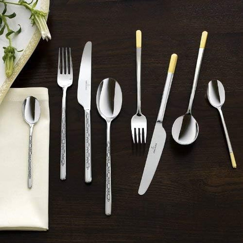 Villeroy & Boch - Ella Bestick delvis guldpläterat guld, 30 stycken, 6 personer, diskmaskinsäker, rostfritt stål Kitchen Naty Shop