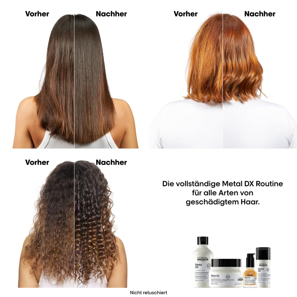 L'Oréal Professionnel För färgat hår, Strålande färger och glans, Expertsortiment, Metal DX Hair Mask Naty Shop