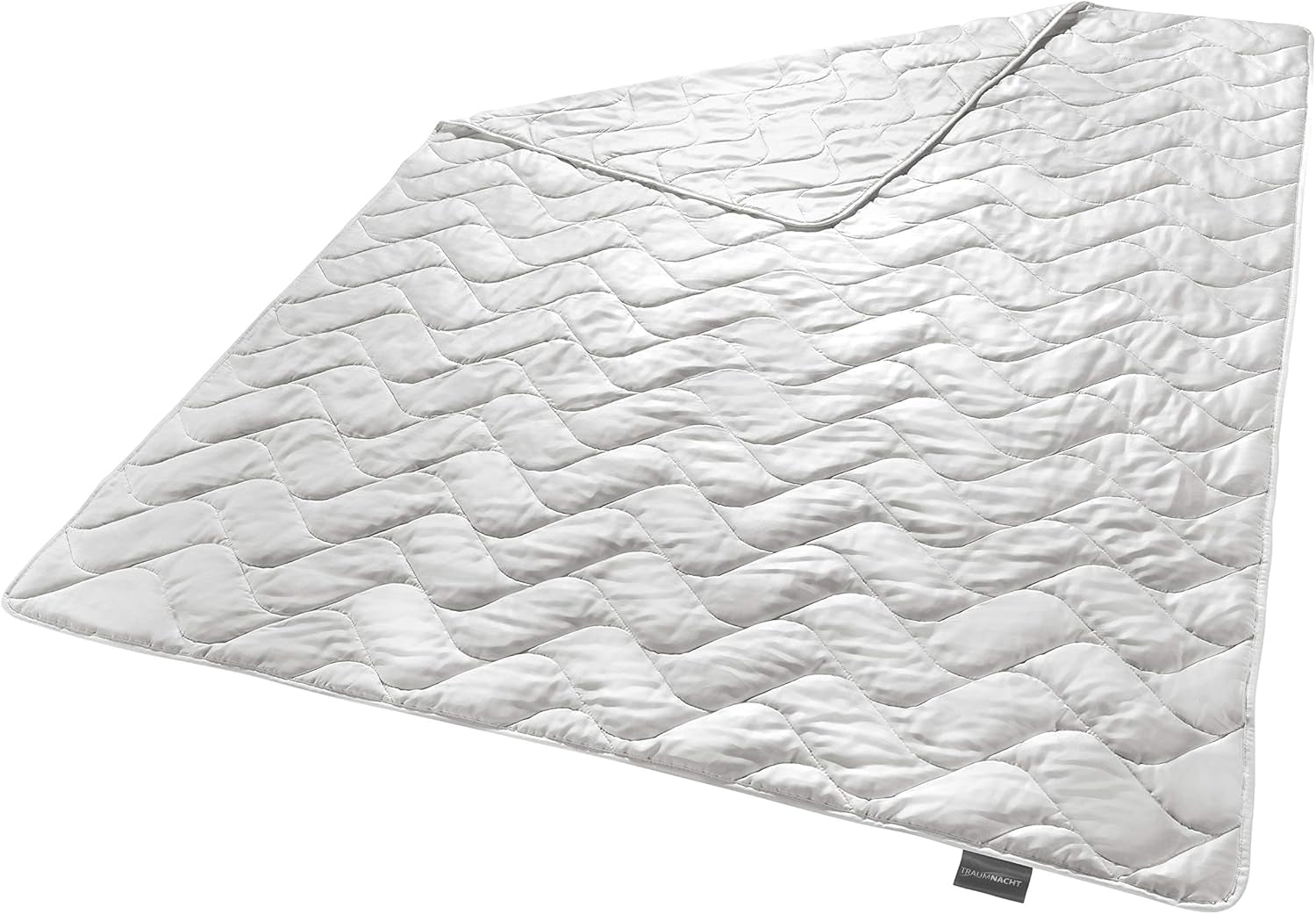 Traumnacht Exklusiv Lätt sommartäcke Tillverkad av 100% vildsilke, Oeko-Tex certifierad, tillverkad i Tyskland, fyllnadsvikt: 550Gr, 135 X 200 Cm Täcken och täcken Naty Shop