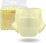 CutiePlusU vuxenblöjor, 10-pack inkontinenstrosor för engångsbruk med öglor för kvinnor och män, maximal absorptionsförmåga över natten - vit (medelstor 71-96 cm)