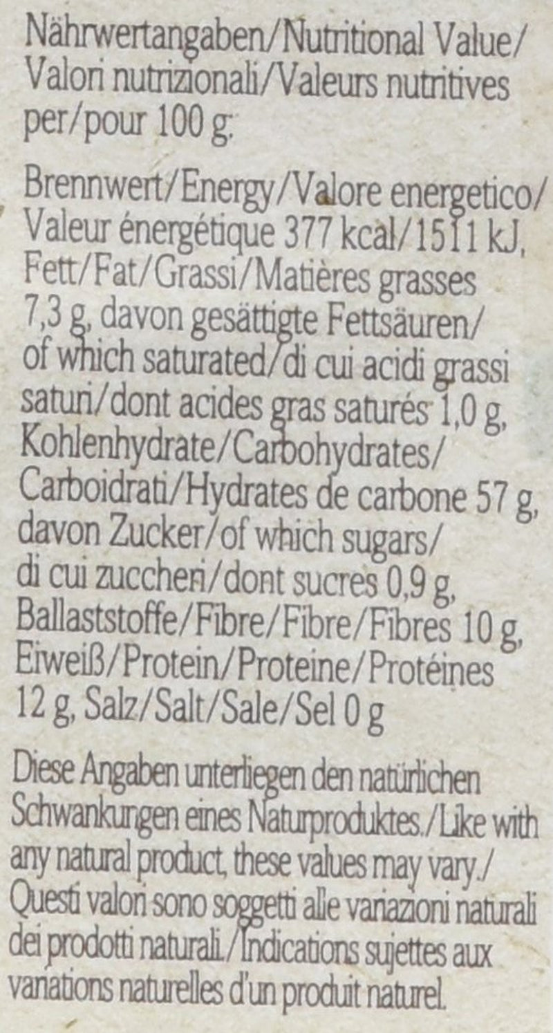 Verival Flocken Basis Müsli - Bio, 6Er Pack (6 X 1 Kg) Spannmål Naty Shop