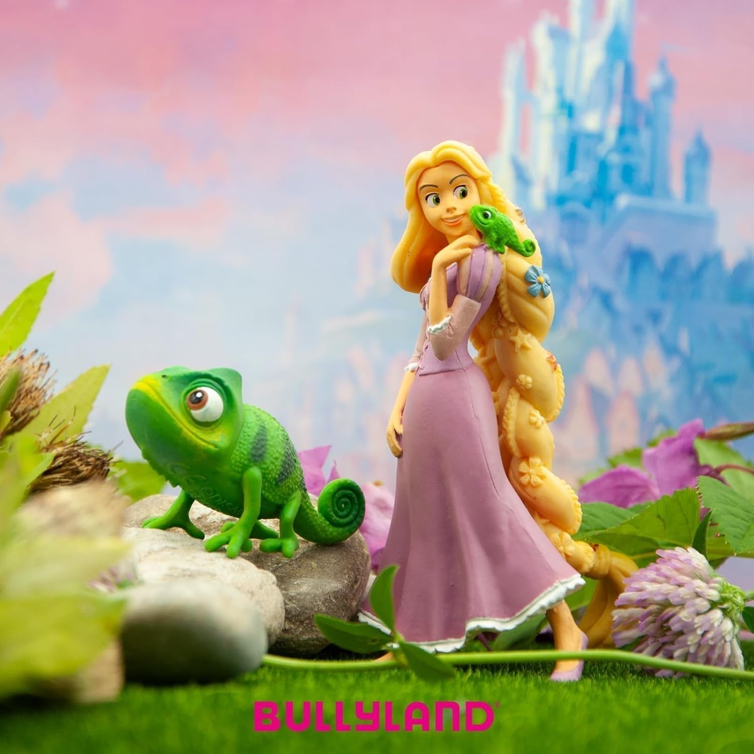 Bullyland 12422 - Pascal kameleontfigur från Walt Disney Rapunzel "Newly Reconfigured", ca. 6 cm, trogen detaljerna, perfekt som en liten present till barn över 3 år Actionfigurer Naty Shop