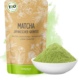 Matcha BIO pulver 100 g I Inga tillsatser - 100% naturligt I Premium japanskt matcha te I grönt te-pulver från