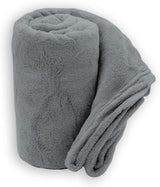 Mjuk filt | Pläd | Soft Touch | 130 X 160 cm | Powder Quilts and Quilts Naty Shop Pearl grey 130X160