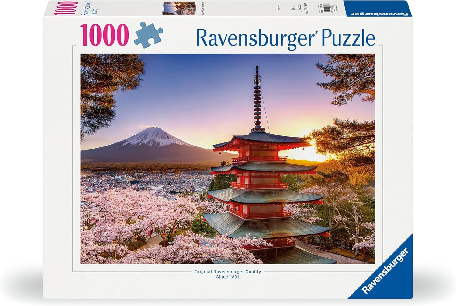 Ravensburger Puzzle 12000582 - Körsbärsblommor i Japan - 1000 bitars pussel för vuxna och barn över 14 år, Puzzle Naty Shop