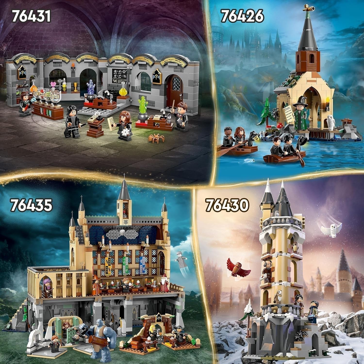 LEGO Harry Potter Aragog i den förbjudna skogen, Spider Fantasy-lekset, mytisk varelse, 2 minifigurer, magisk present till pojkar, flickor och fans i åldern 7+ 76434 Byggset Besuche den LEGO-Store