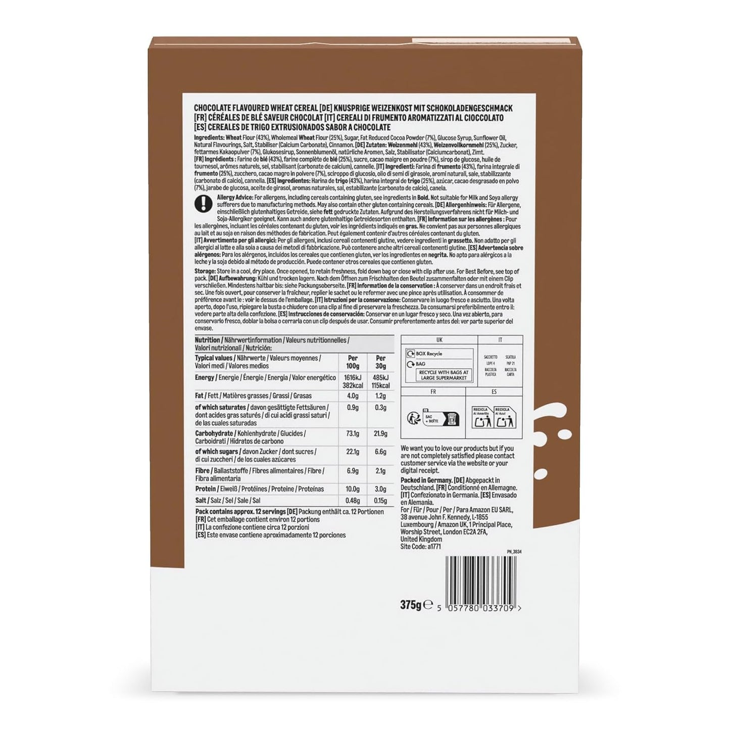 Chokladkakor från Amazon, 375g