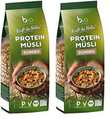 Biozentrale ren proteinmüsli - 375g - Ekologisk med honung - Som frukostflingor eller som mellanmål