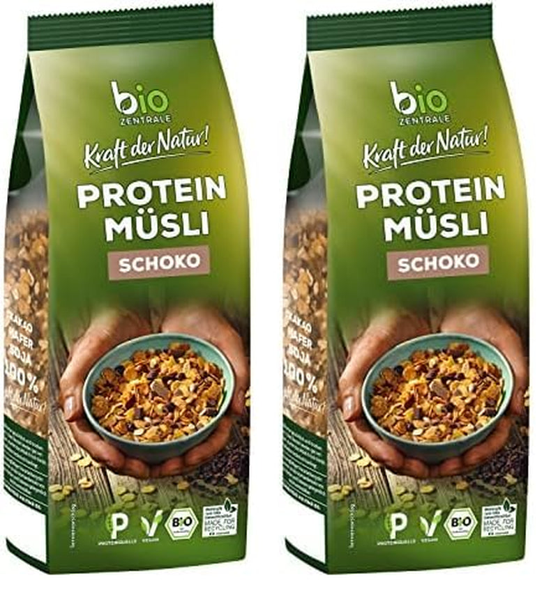 Biozentrale ren proteinmüsli - 375g - Ekologisk med honung - Som frukostflingor eller som mellanmål