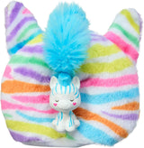 Barbie Cutie Reveal Doll and Accessories, Rainbow Zebra Plush Outfit och 10 färgskiftande överraskningar, Color Dream Range, HRK39