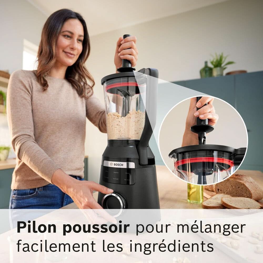Vitapower Standmixer, serie 6, 1 800 W, 6 program, Prospeed Klingen, Tritan™-Krug, Schwarz, MMB6652B Kitchen Naty Shop