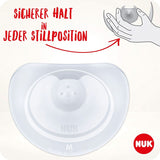 NUK Stillhütchen | Brusthütchen Zum Stillen | Schützt Vor Wunden Brustwarzen | Dünnes Silikon | Größe M (20Mm) | Inklusive Schutzdose | 2 Stück Barnmat och amningstillbehör Naty Shop