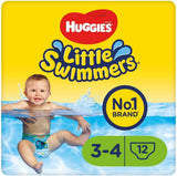 Huggies Little Swimmers simblöjor, storlek 3-4, 12-pack, 7-15 kg