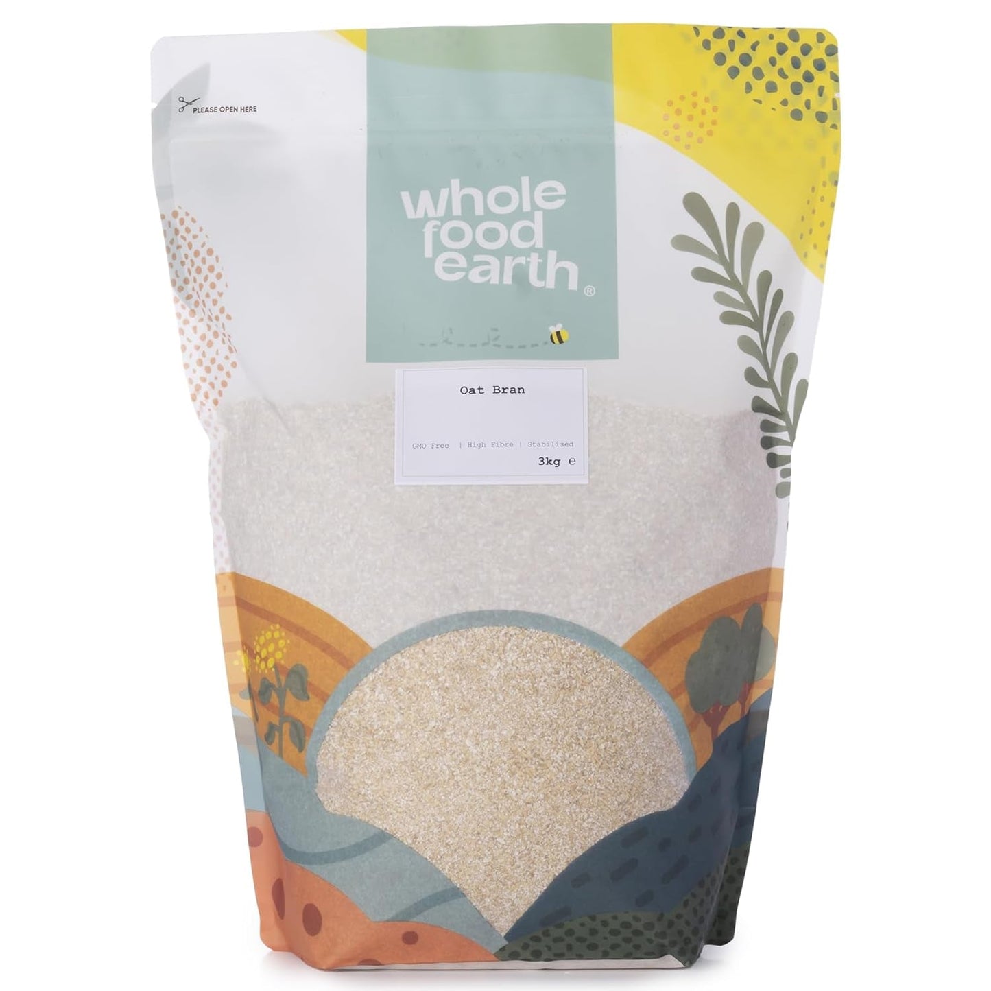 Wholefood Jordstabiliserat havrekli 2 kg | Icke-GMO | Rik på fiber