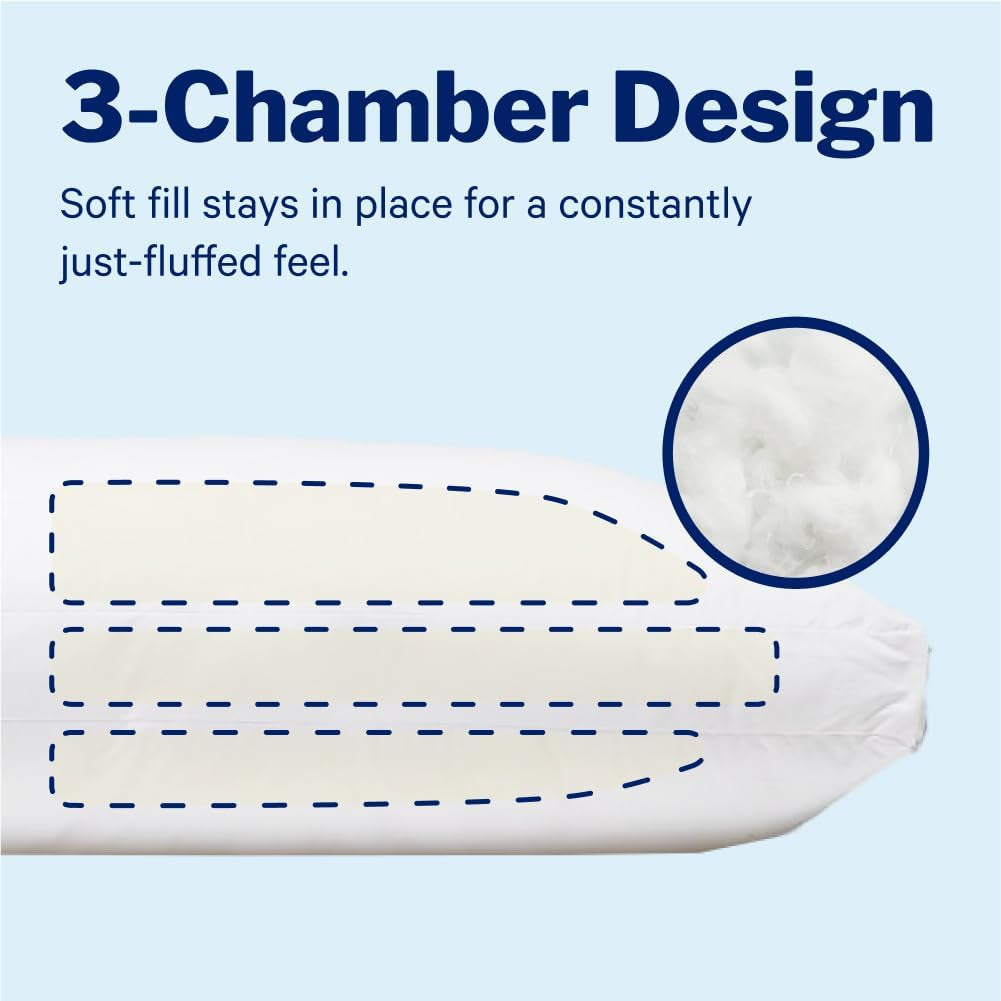 Casper Sleep Essential Kudde för att sova, King, White Naty Shop Standardkuddar