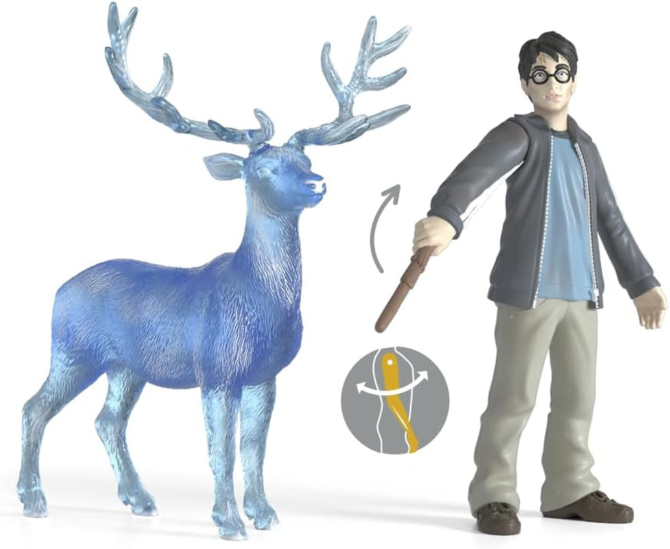 Schleich 42680 Harry Potter & Patronus, från 6 år, HARRY POTTER - lekfigur, 16 X 11 X 18 cm Actionfigurer Naty Shop