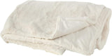 Boltze Storan filt (storlek 150X200 cm, beige färg, bekväm polyesterfilt, perfekt för kalla vinterkvällar, pälslook) 1015378 BOLTZE Sängar och filtar Krämvita