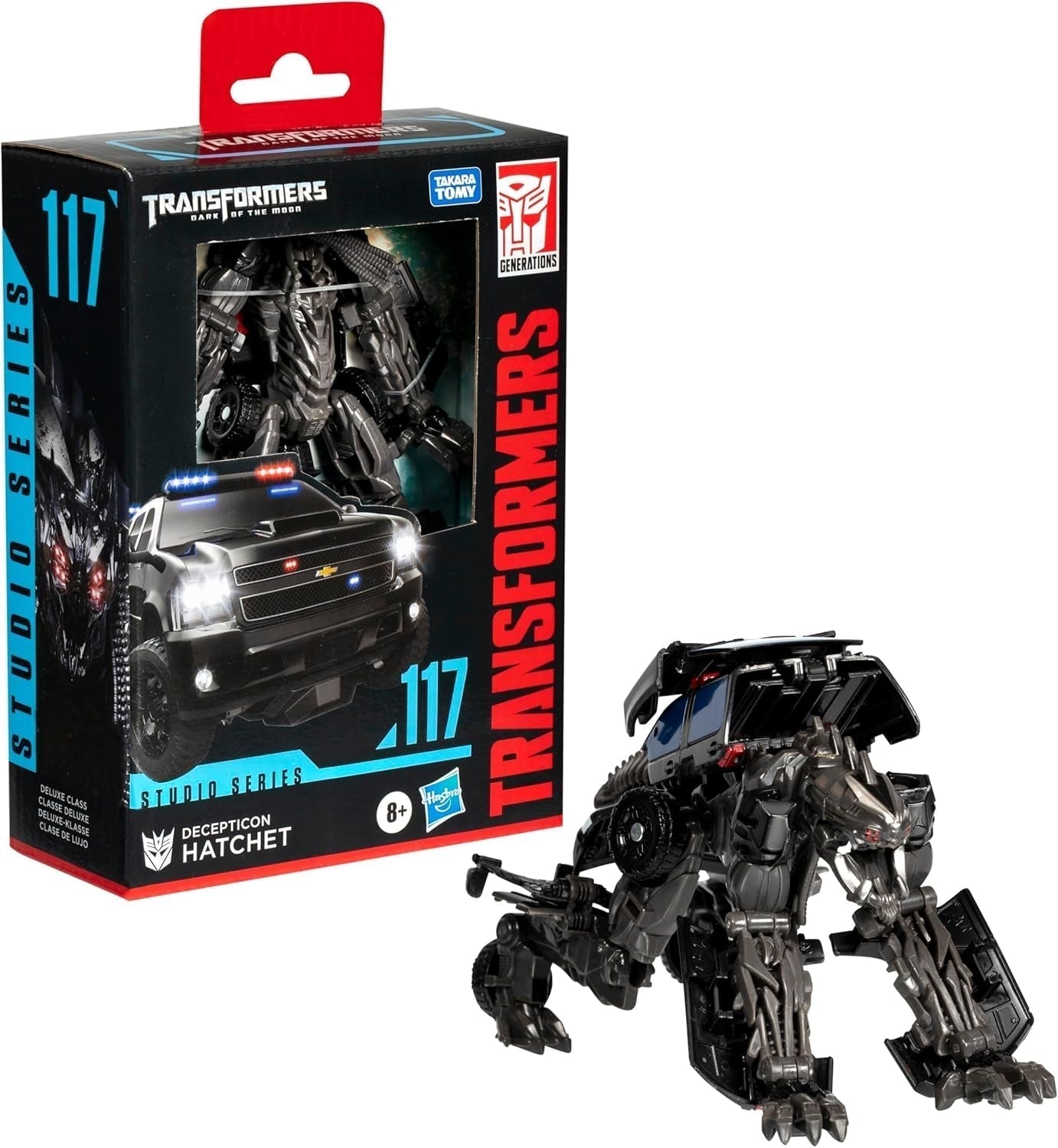Transformers Studio Series Deluxe-Class Transformers: The Dark Side of the Moon 94 Decepticon Hatchet Actionfigur Actionfigurer Naty Shop
