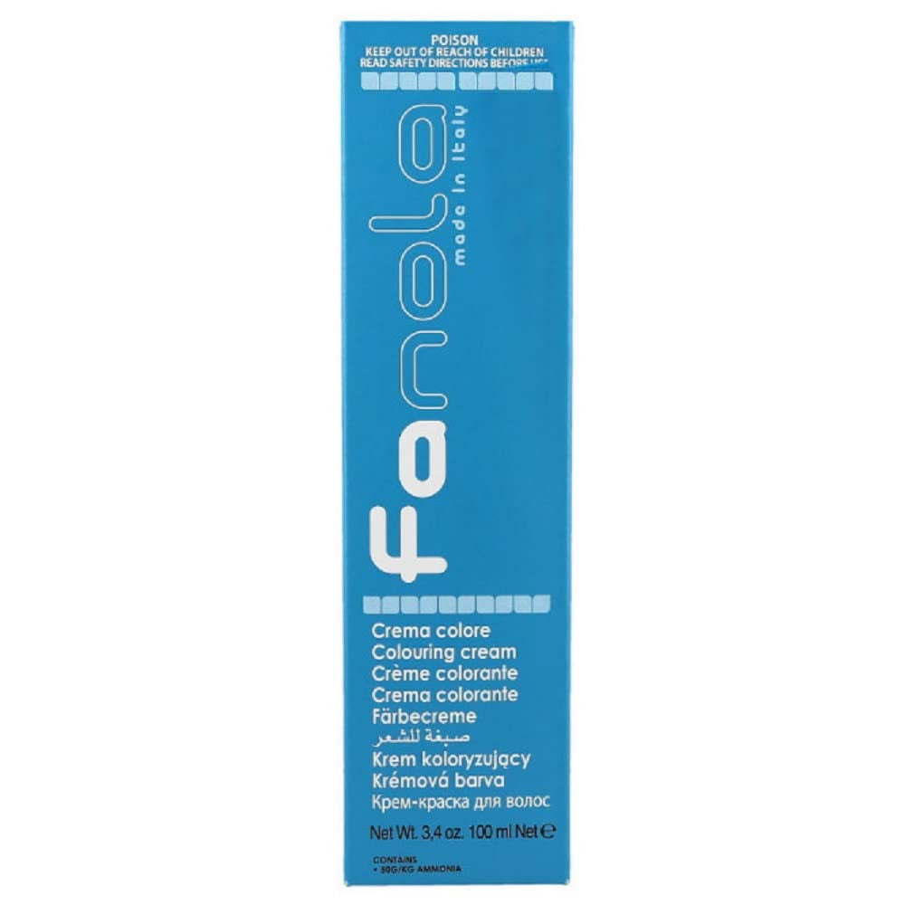 Fanola crema colore Färgkräm 7.0 Blond, 100 ml Hårfärgning Naty Shop 6.0 Mörkblond