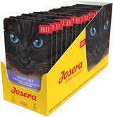 JOSERA Chicken and veal fillet (16 x 70 g) | Vuxen | Premium wet food for adult cats | Chicken and veal with 40% chicken fillet | Inga korn | Wet cat food in a freshness bag | Paket om 16