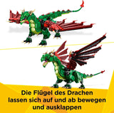 LEGO Creator 3In1 Green Dragon - Leksak - Förvandlas till en havsorm eller fenix - Djurbyggande leksak för barn - Present till pojkar och flickor från 9 år 31161 Byggset Besuche den LEGO-Store
