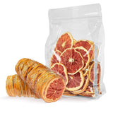 Torkad grapefruktskivor, torkad grapefrukt, vasfyllmedel, juldekorationer, röda grapefruktskivor, torkade fruktskivor för te, utan tillsatt socker (100 g (1 förpackning)) Naty Shop torkade produkter 100 g (1 förpackning)