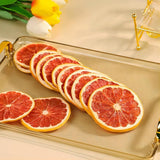 Torkad grapefruktskivor, torkad grapefrukt, vasfyllmedel, juldekorationer, röda grapefruktskivor, torkade fruktskivor för te, utan tillsatt socker (100 g (1 förpackning)) Naty Shop torkade produkter