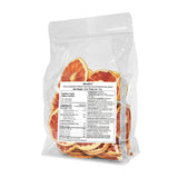 Torkad grapefruktskivor, torkad grapefrukt, vasfyllmedel, juldekorationer, röda grapefruktskivor, torkade fruktskivor för te, utan tillsatt socker (100 g (1 förpackning)) Naty Shop torkade produkter