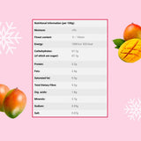 Frystorkade mangoskivor 100g - frystorkade mangochips - frystorkad torkad frukt - frystorkad frukt, torkad mango för dekoration, snacks, smoothies, desserter Torkade produkter Naty Shop