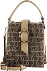 Dam DKNY Feven Crossbody, Chino / ljus khaki Väskor Dam Naty Shop Standardtitel