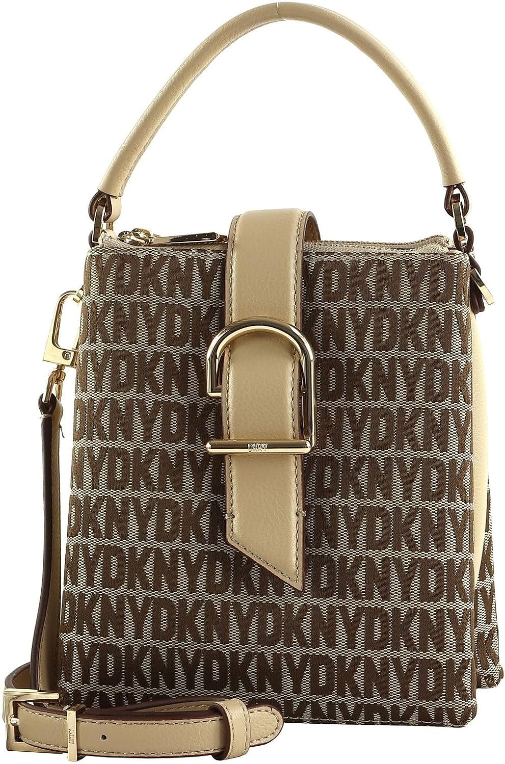 Dam DKNY Feven Crossbody, Chino / ljus khaki Väskor Dam Naty Shop Standardtitel