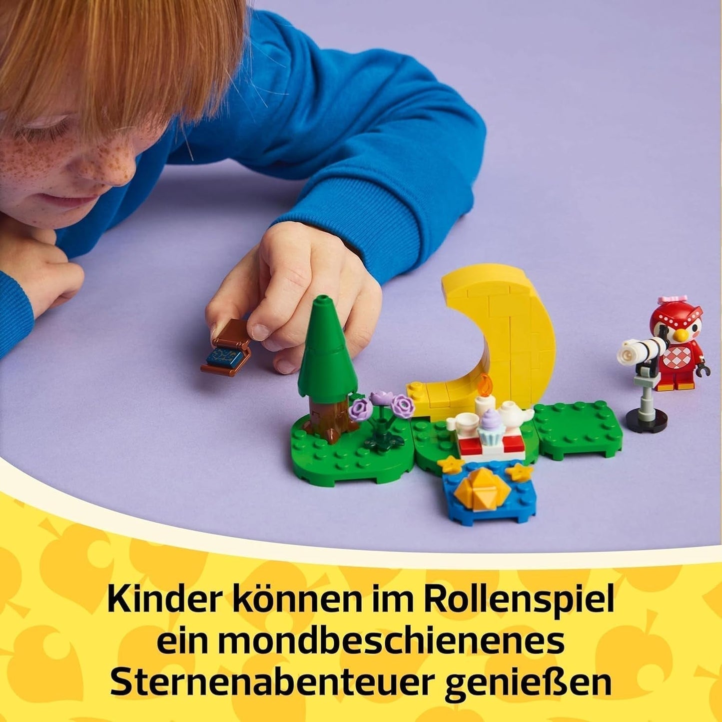 LEGO Animal Crossing Stargazing med eufemia, Byggset för barn, Fantasifullt rollspelsset, Leksak för 6-åriga flickor och pojkar, Figurdjursleksak 77053 Byggset Besuche den LEGO-Store